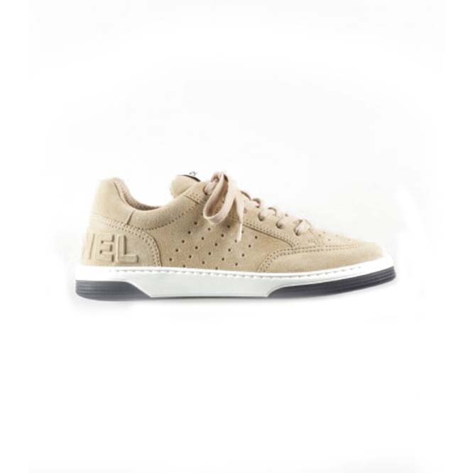 CHANEL SNEAKERS 		SUEDE CALFSKIN			BEIGE G39225 X56651 0P433